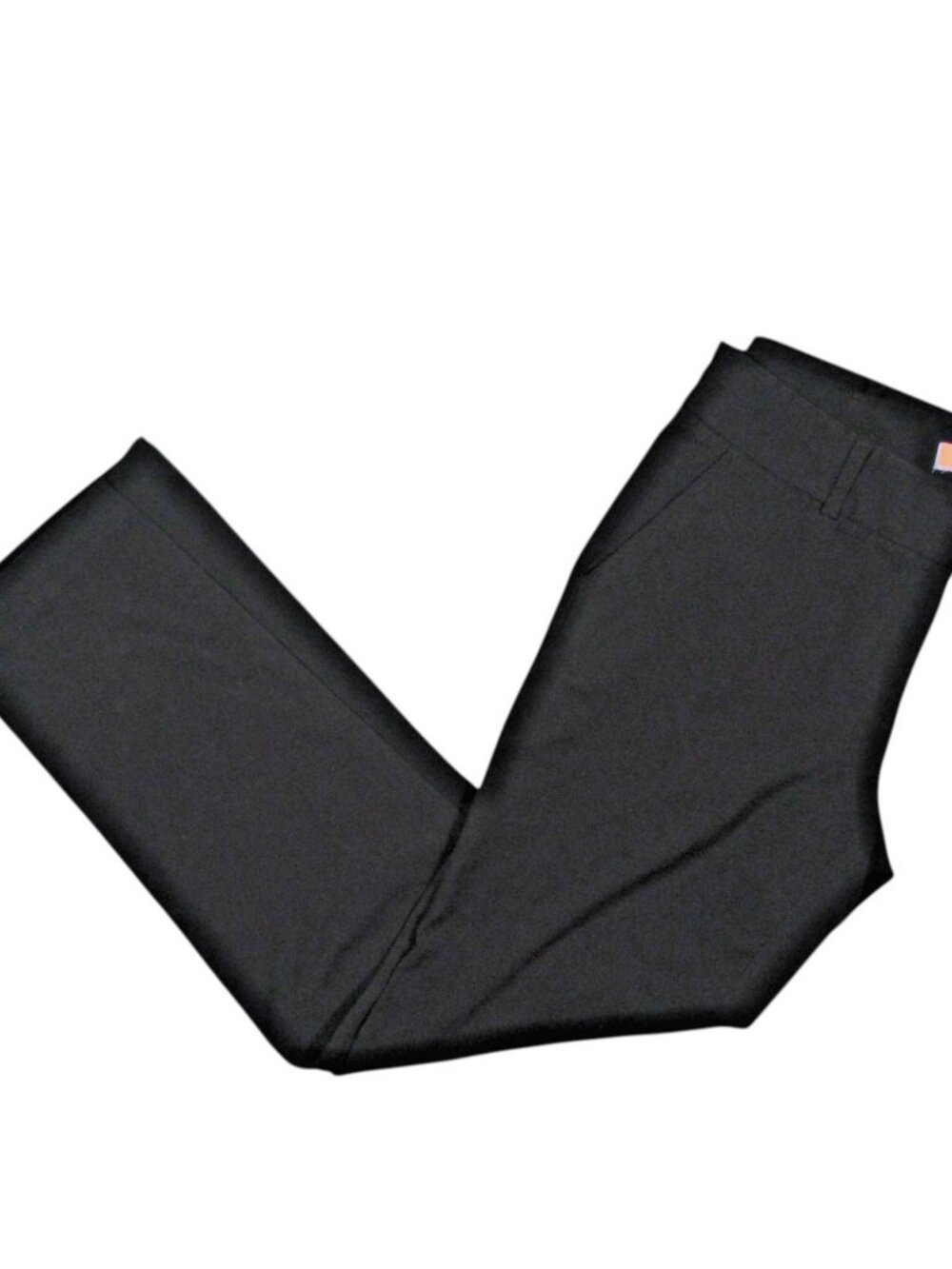 Michael Kors Black Straight-Leg Dress Trousers Womens Pants Size 8 Flat Front